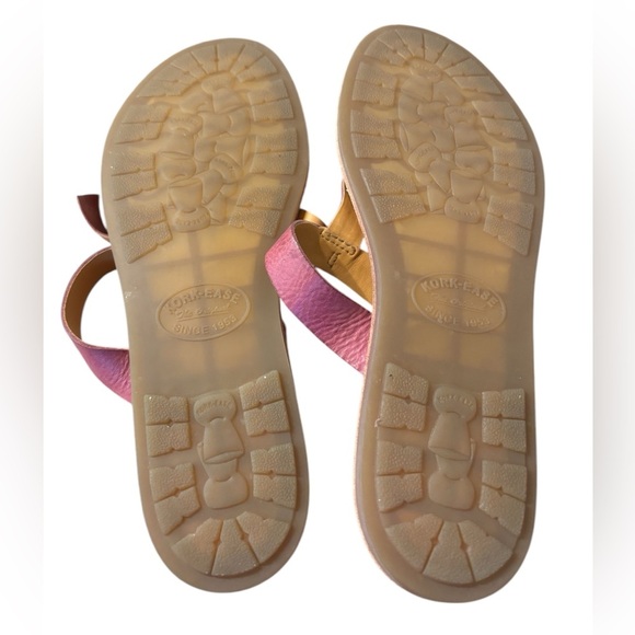 Korkease Blake T strap purple mauve leather thong shoe size 9 - Picture 4 of 7